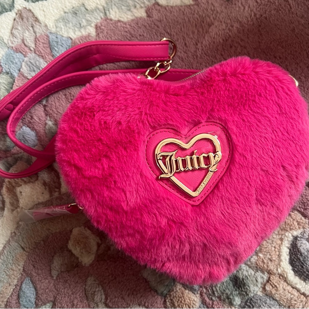 Heart shape juicy couture purse